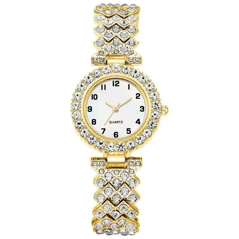 Fashion Jewelry 2pcs Luxury Fashion Women Watch Set.
